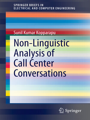 cover image of Non-Linguistic Analysis of Call Center Conversations